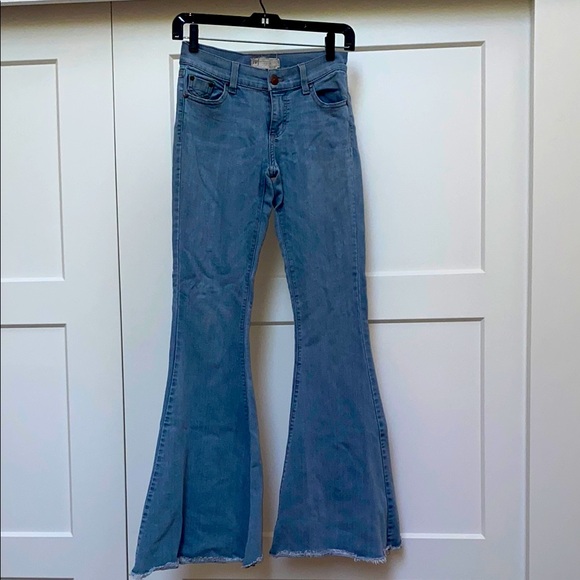Free People Denim - Free People Blue Flare Jeans